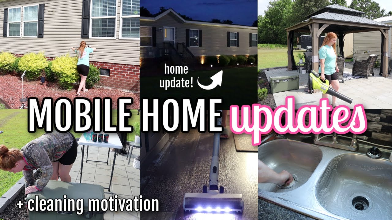 🏠MOBILE HOME UPDATES | cleaning my double wide | Megan Dill
