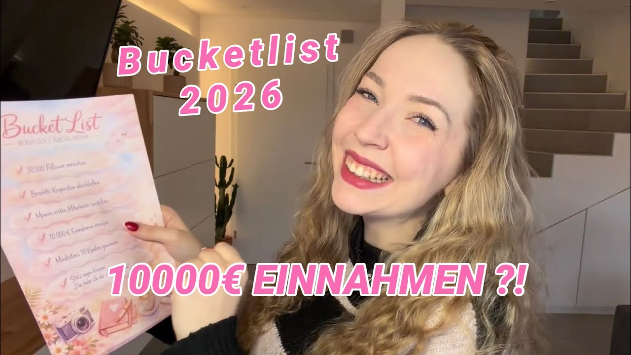 Meine Bucketlist 2026 – realistisch oder völlig naiv? 