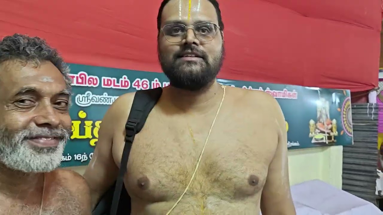 Shukla Yajurveda Parayana @ Ahobila Jeer Swami's Satpati Mahotsavam @ Srirangam 