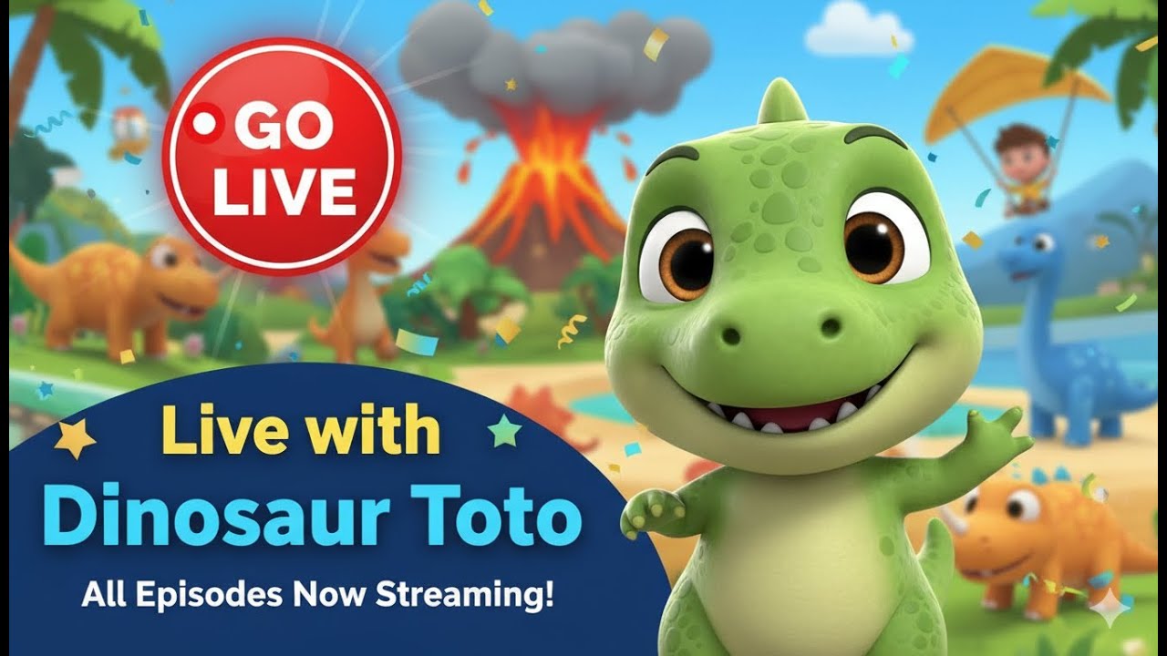 Go Live with our Favourite Dinosaur Toto