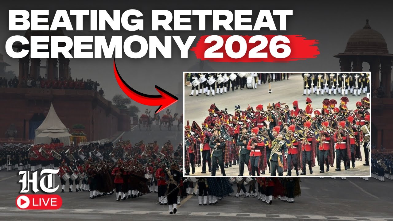 Watch Live: Beating Retreat Ceremony 2026 at Vijay Chowk | Republic Day Celebration | PM Modi