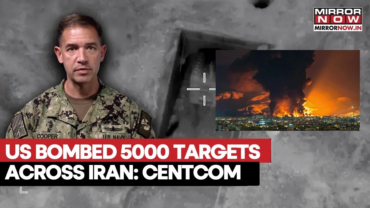 US Central Command Releases Video, Says Strikes Targeted Over 5000 Locations Across Iran | Watch