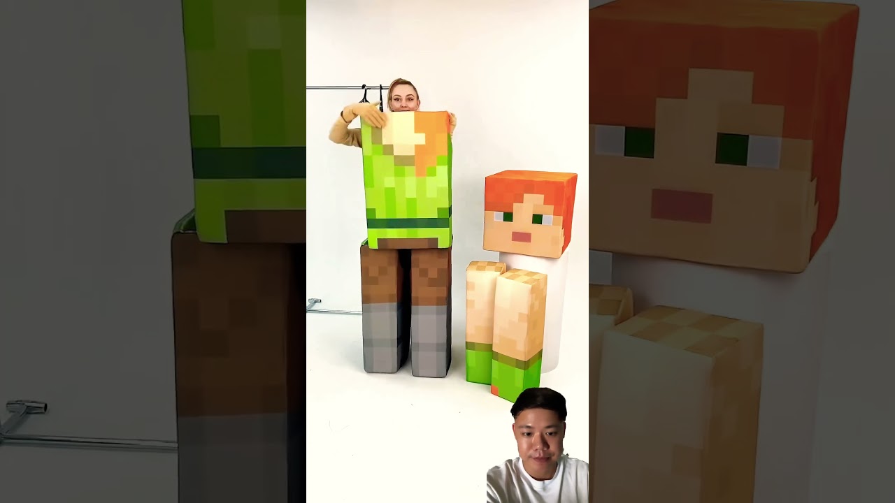 Cewek jadi Minecraft⁉️