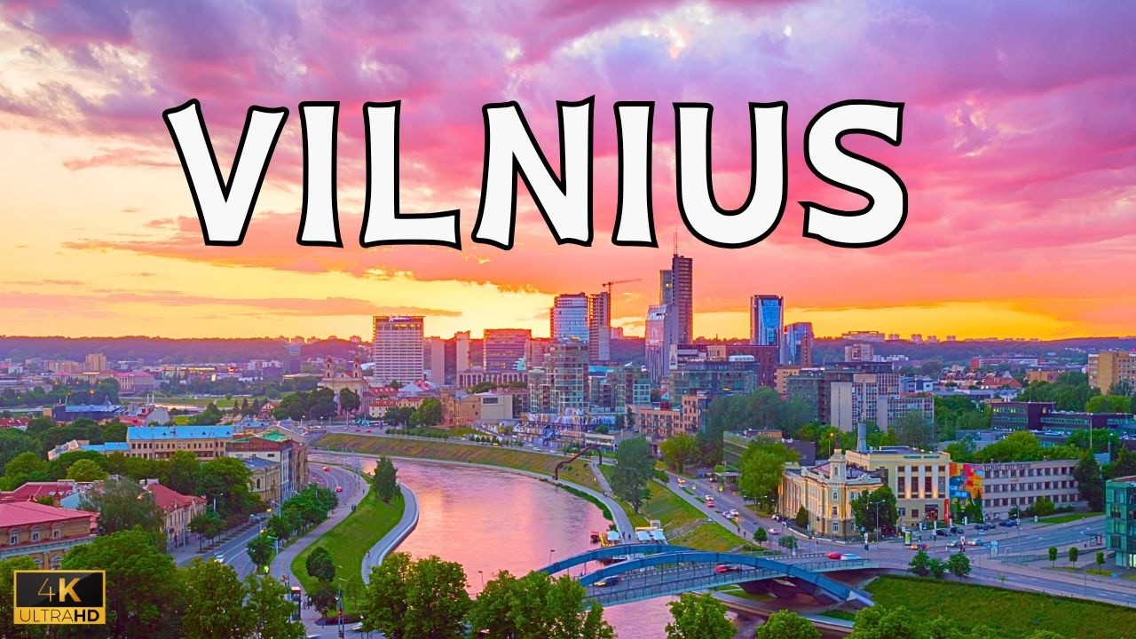 Vilnius, Lithuania 🇱🇹 4K UHD | Drone footage