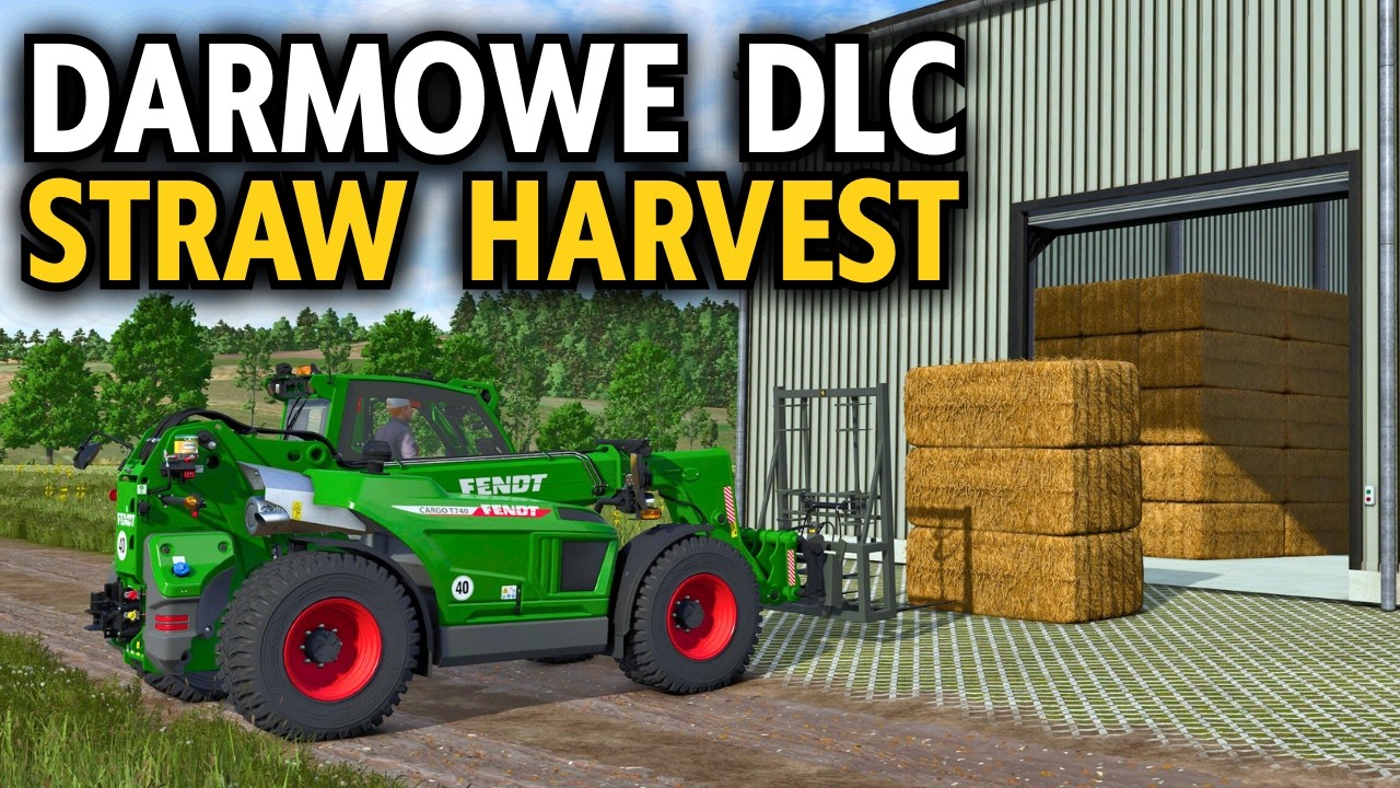DARMOWE DLC 🔥 PRODUKCJA PELLETU w FS25 🔥 Straw Harvest DLC - PORADNIK