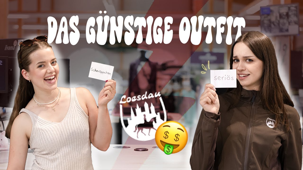 DAS GÜNSTIGSTE OUTFIT 🤯 LOESDAU CHALLENGE 