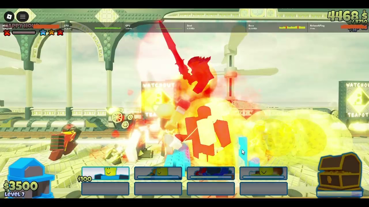 the battle bricks: happy hour 3 star 4 slot no gacha