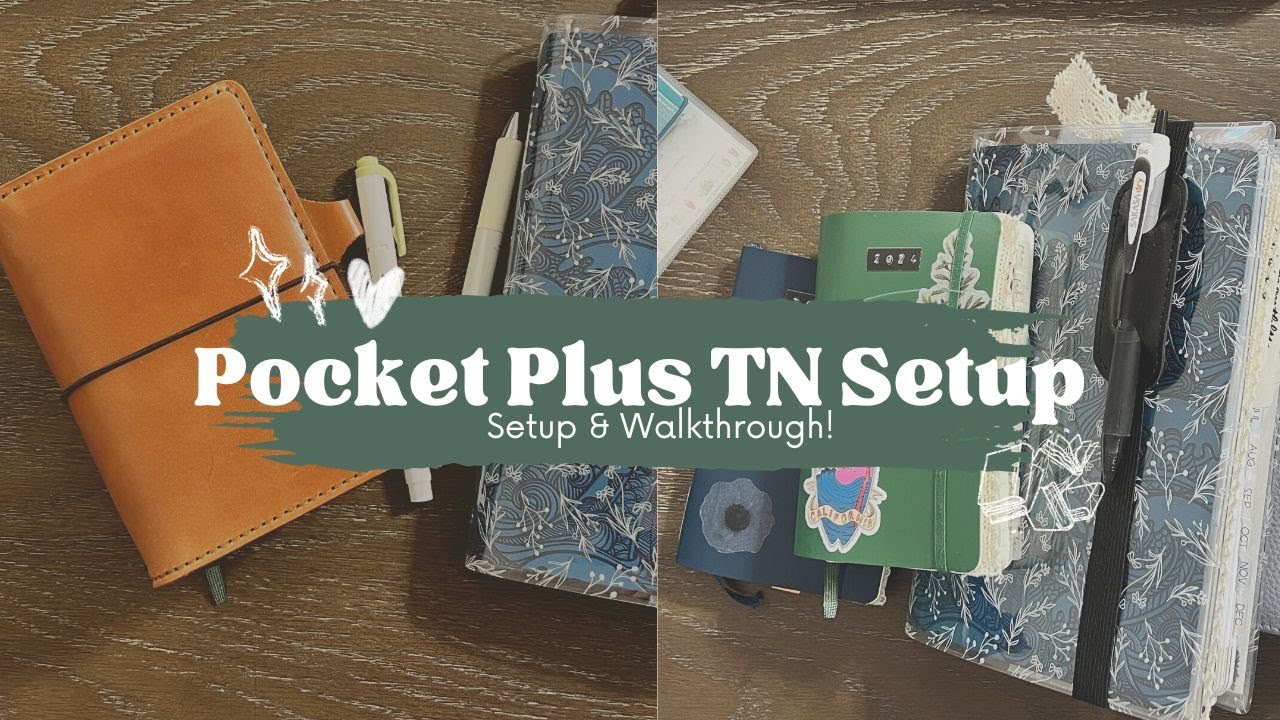 Pocket Plus TN Setup | Chic Sparrow | Pocket Moleskine Daily #plannersetup