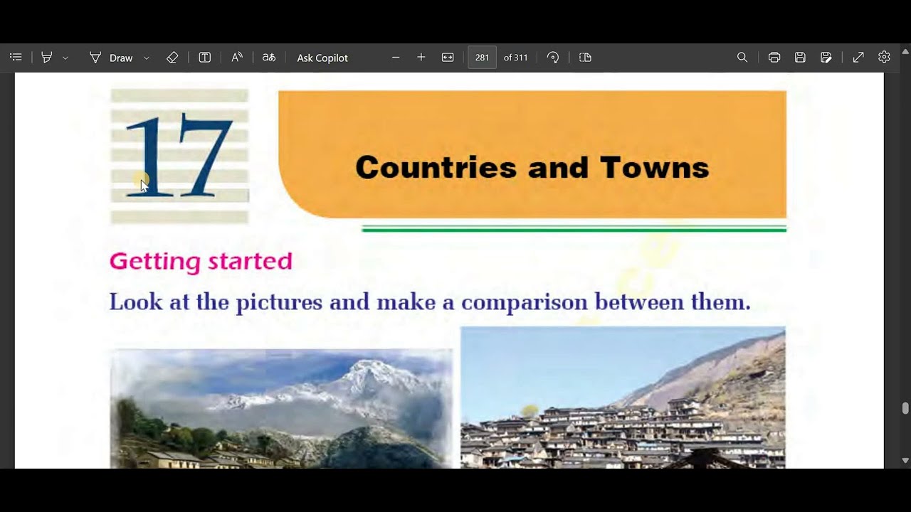 class 10 English unit 17/London vs Paris/Grade 10 English guide