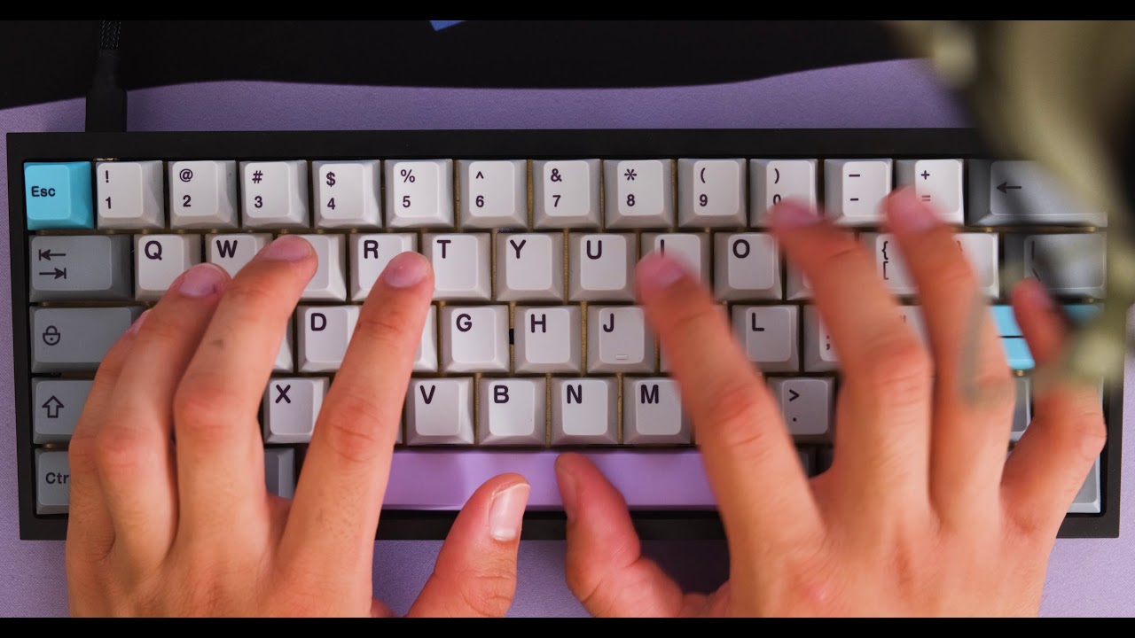 Lubed Dogikon Switches (JWK Linear V2/Alpaca Recolor) + Tofu60 Aluminum Keyboard Typing Test ASMR