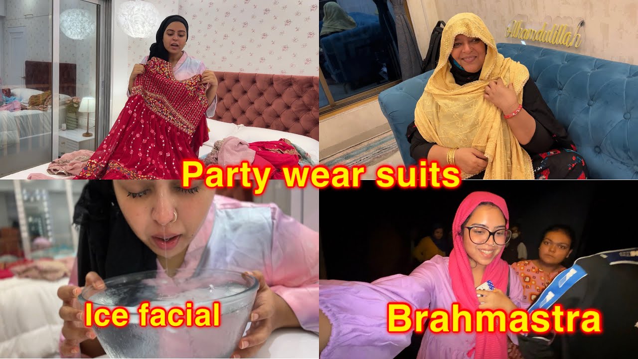 Party wear suits liye | katrina kaif’s ice facial | Brahmastra movie | vlog