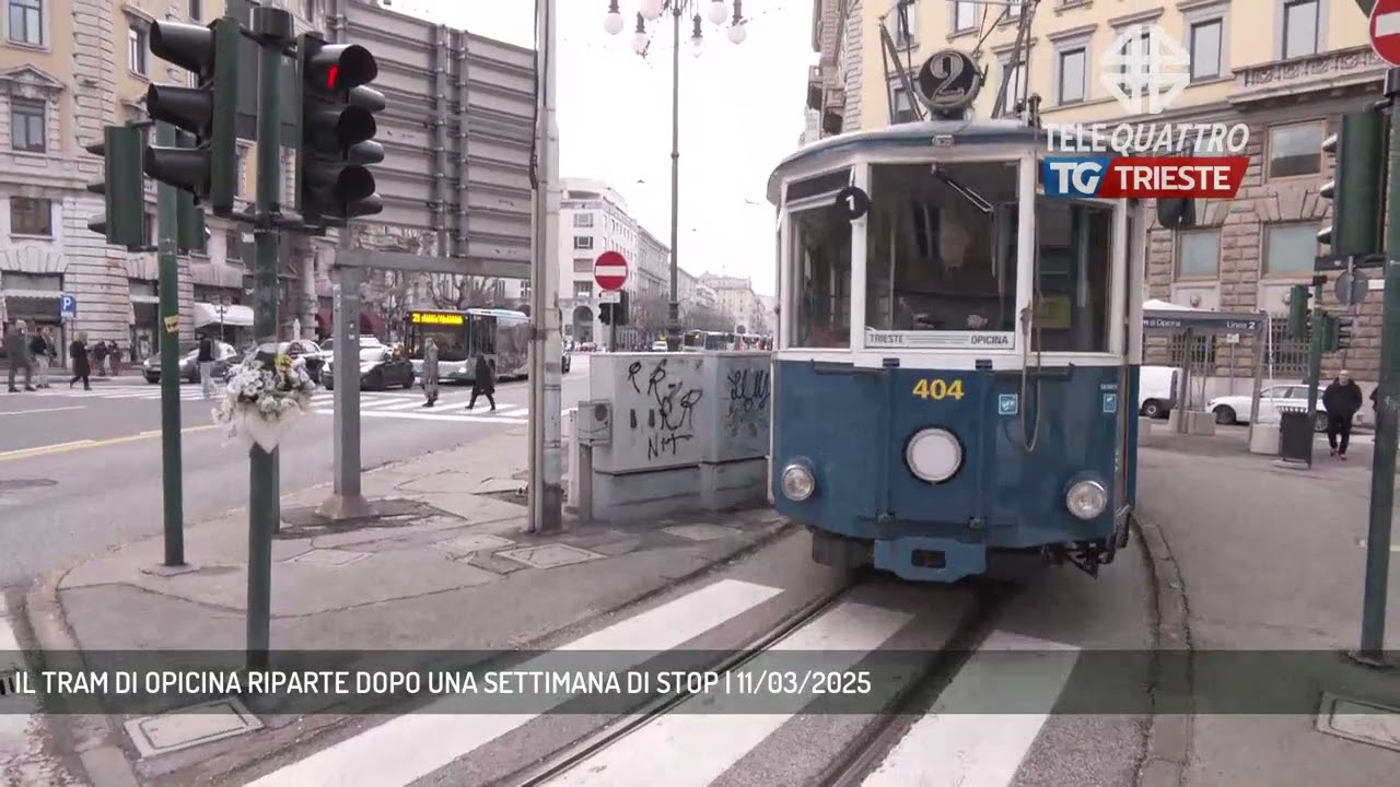 IL TRAM DI OPICINA RIPARTE DOPO UNA SETTIMANA DI STOP | 11/03/2025