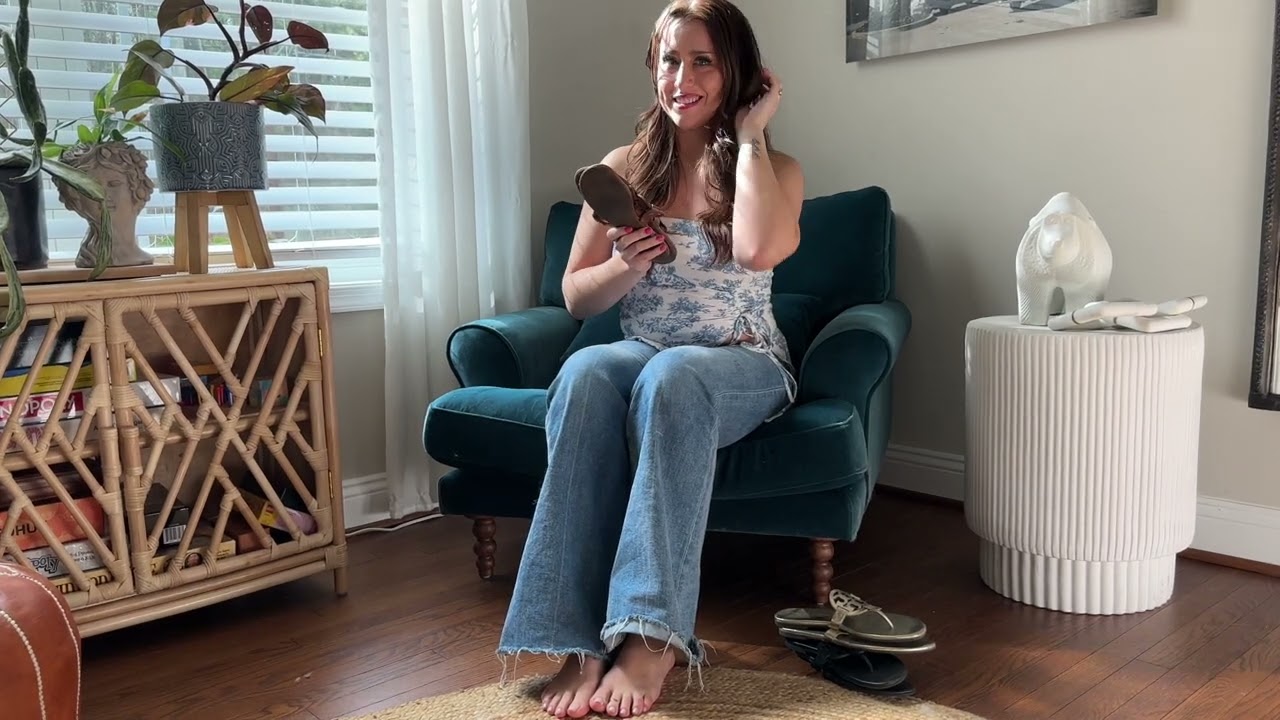 Which pair of Tory Burch flip flops should I wear to dinner?