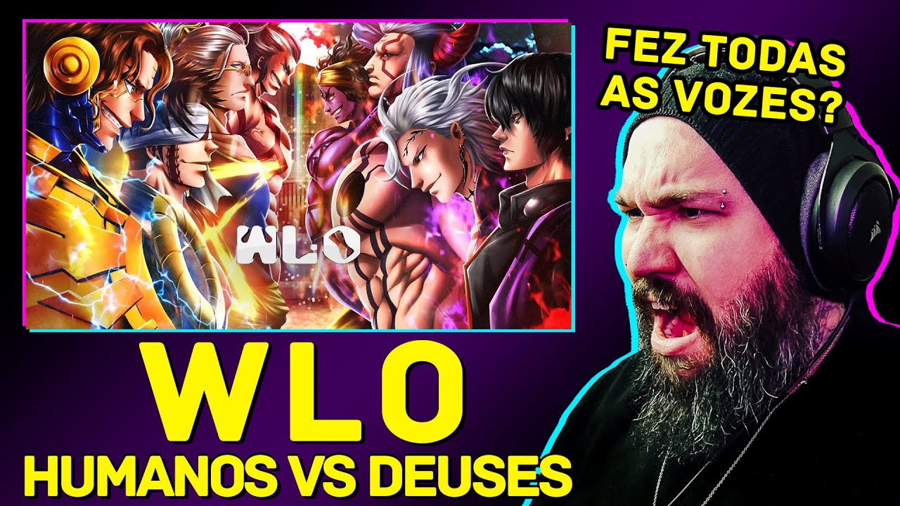 WLO - Humanos vs Deuses pt 2 ( Shuumatsu no Valkyrie ) Prod. MK | REACT - REAÇÃO