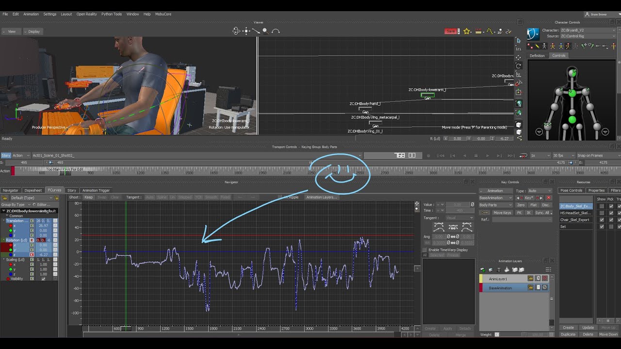 Motionbuilder Tip of the Day 011: How to better control what axis gets baked down.
