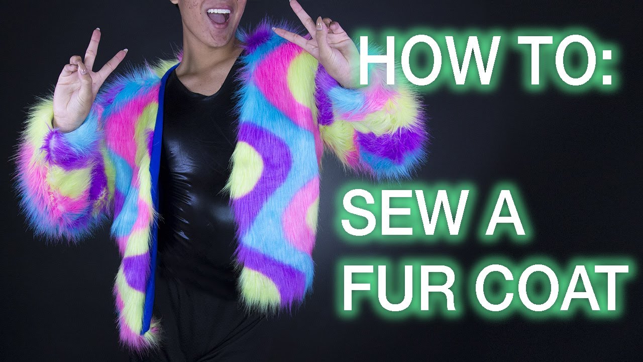 How to Sew a Faux Fur Coat!