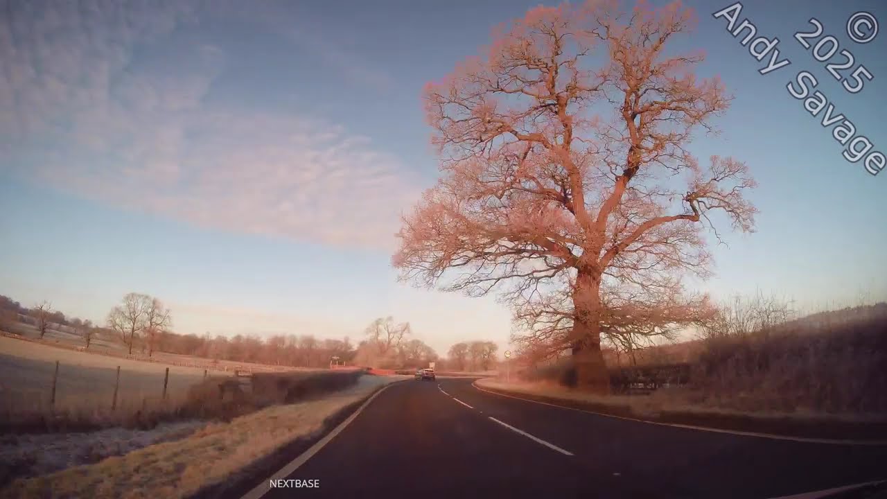 Derby streets by car series : Derby to Croots farm shop, Jan 11th 2025