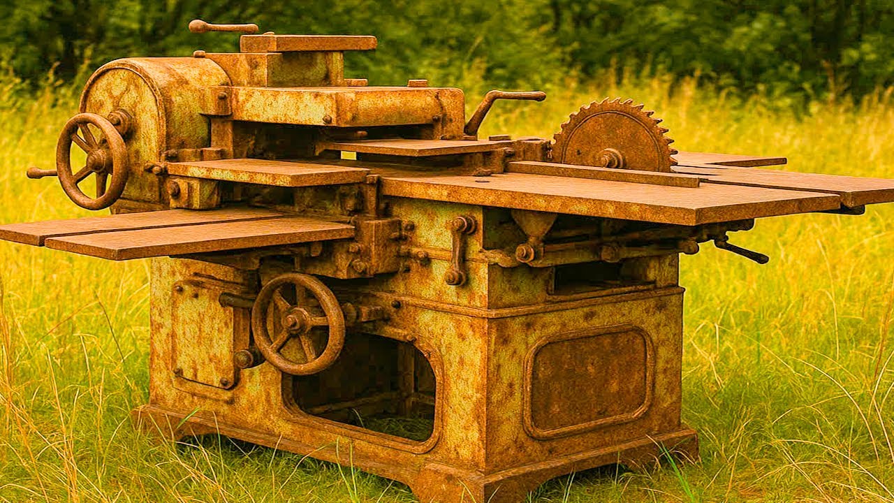 Reviving a Forgotten Classic : Completely Restored 4 in 1 Woodworking Machine