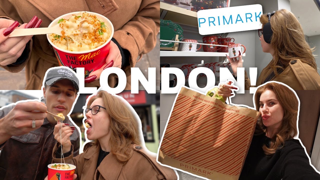 LONDON VLOGG! 🇬🇧🫖 Matmarknad och PRIMARK 😍