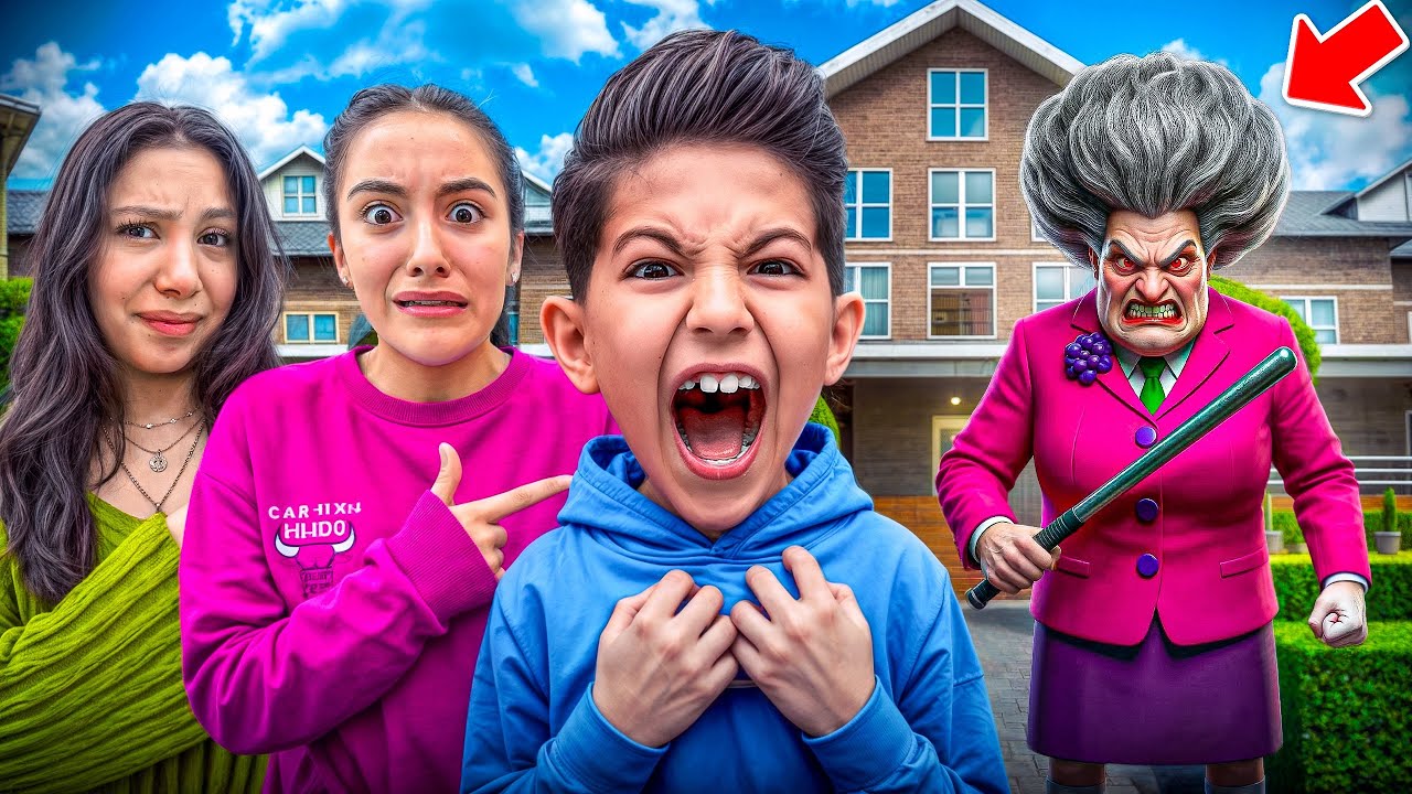 GECE GİZLİCE SCARY TEACHER’IN EVİNE GİRDİK!! ( Arkadaşımızı kurtarabilecek miyiz? )