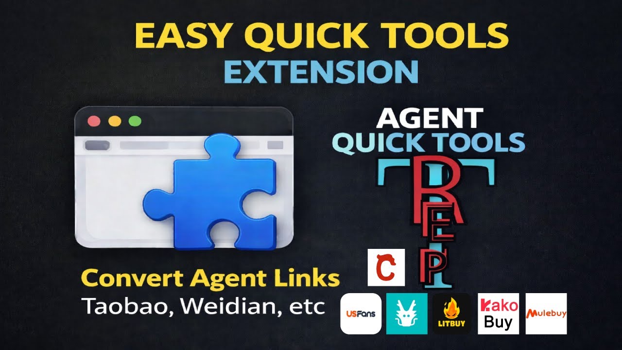 Agent Quick Tools for the different Chinese Shipping Agents - Mulebuy, Kakobuy, Litbuy and more.