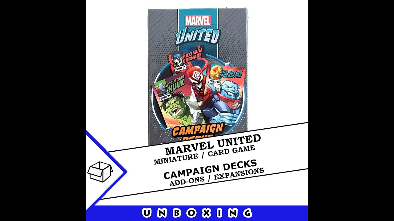 Marvel United: Multiverse Campaign Decks
