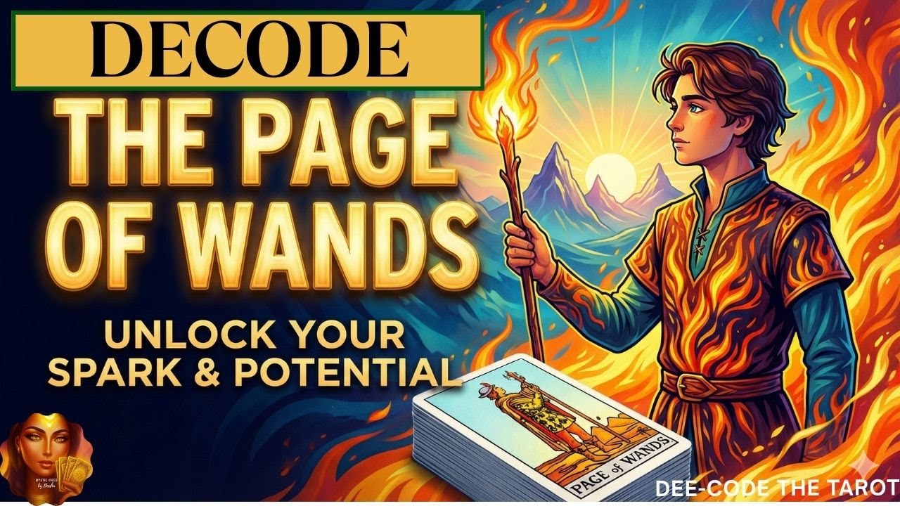 Page of Wands Meaning | 💫New Beginnings, Raw Potential & the Right Way to Start 