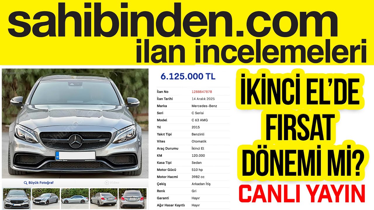 2CR Canlı - 18 Aralık 2025  - İkinci El Araba Alma Zamanı Mı? #sahibinden
