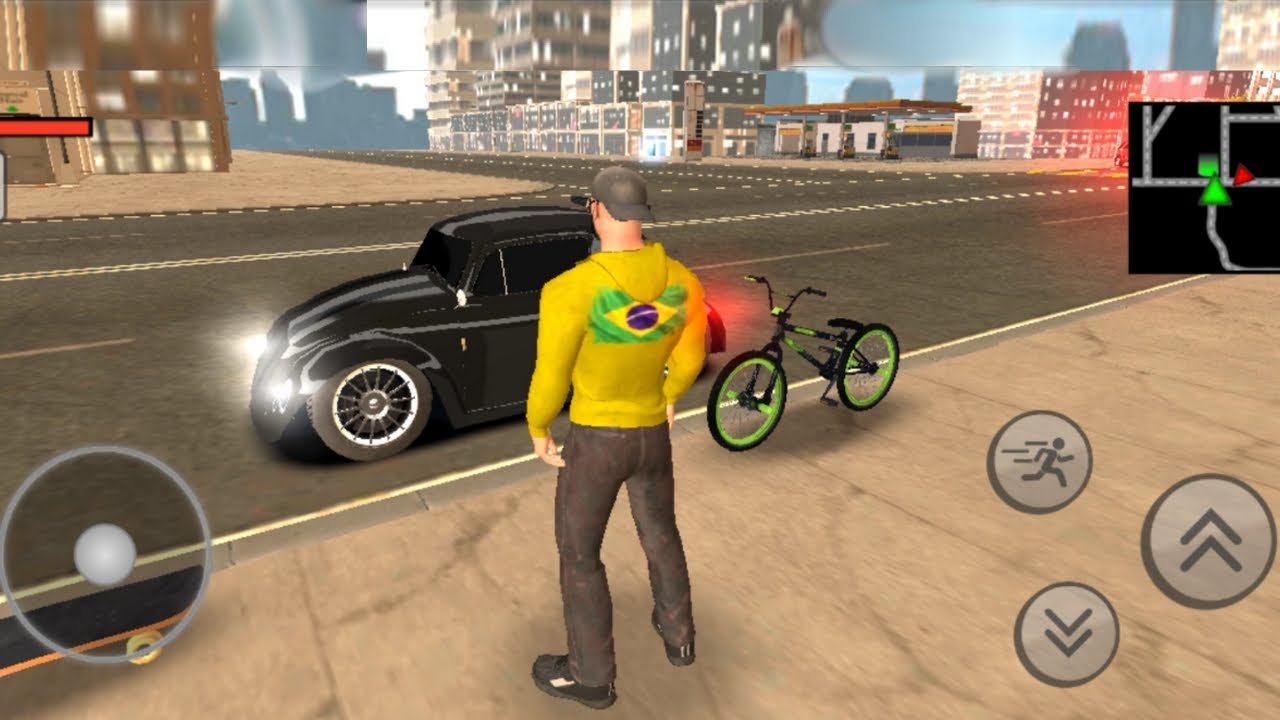 fuscão preto no Gta brasileiro pra celular, Brasil Tuning, simulador de corrida de carros e motos