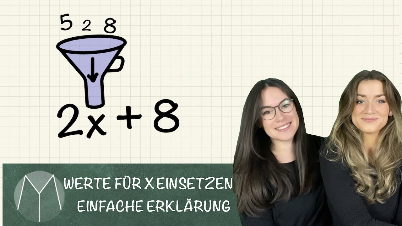 Werte für X einsetzen I Einfache Erklärung