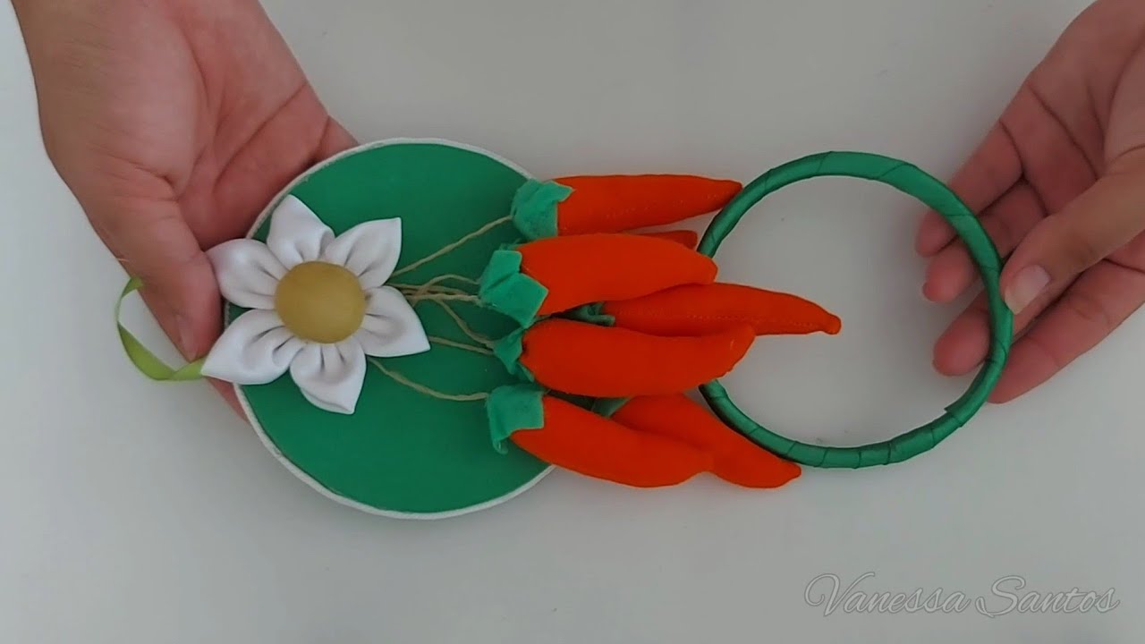 Faça e venda porta pano de prato de pimenta