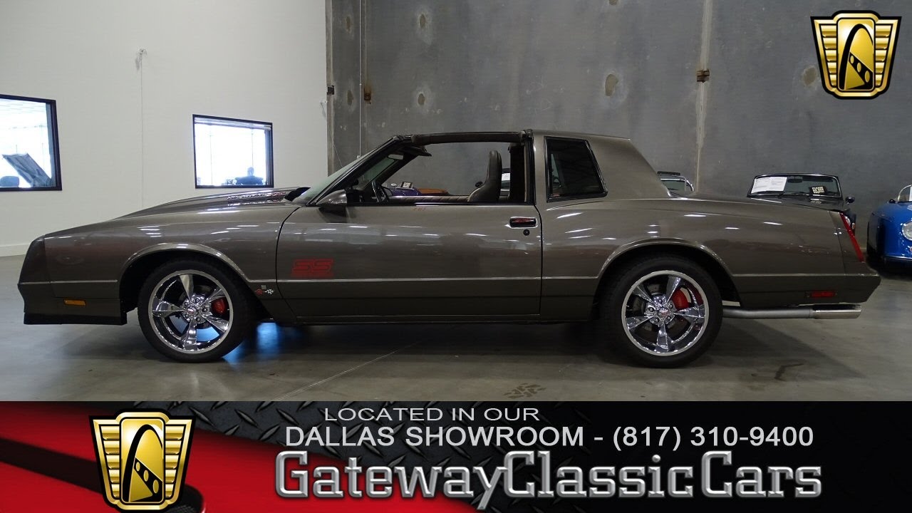 1987 Chevrolet Monte Carlo SS #387-DFW Gateway Classic Cars of Dallas