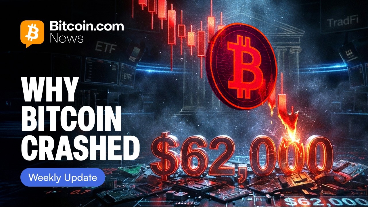 Why Bitcoin Crashed to $62K — ETFs, Macro Chaos & Market Structure Explained