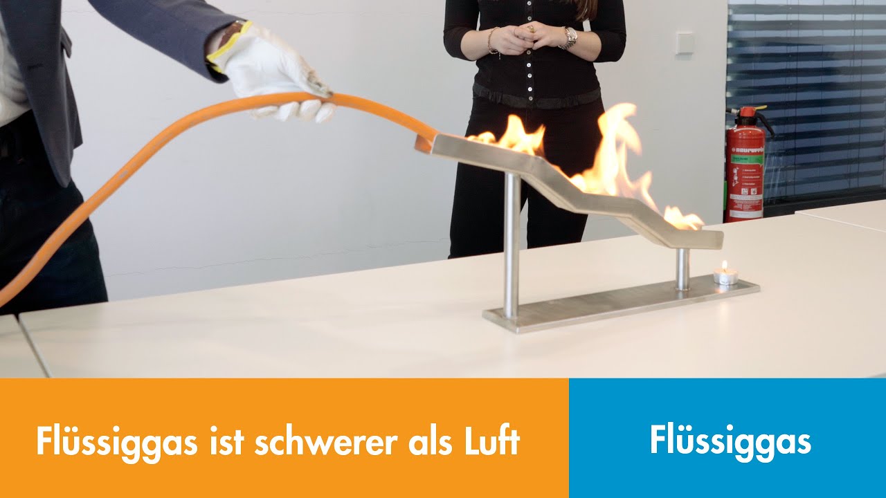 Fl&uuml;ssiggas ist schwerer als Luft || SCHARR