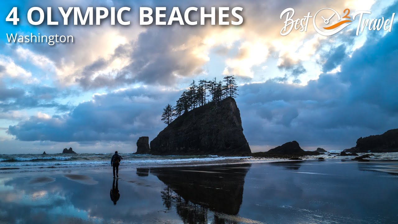 4 Olympic Beaches - Rialto Beach and Hole in the Wall, Second Beach, Third Beach, and Ruby