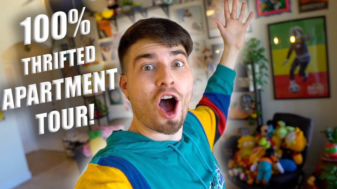 My 100% THRIFTED Apartment | Room Tour!!
