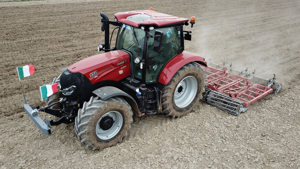 Case IH Maxxum 150 & Rossetto 5m | Preparazione terreni 2022
