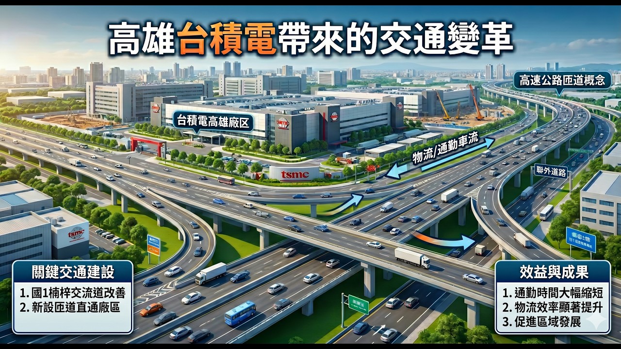 高雄台積電帶來的交通變革