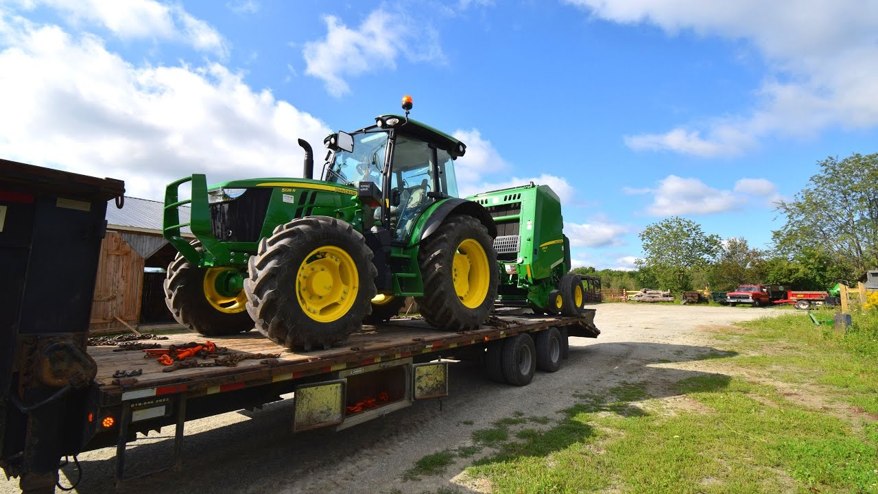 New Arrival ! John Deere 5125r / New 450m Silage John Deere Baler