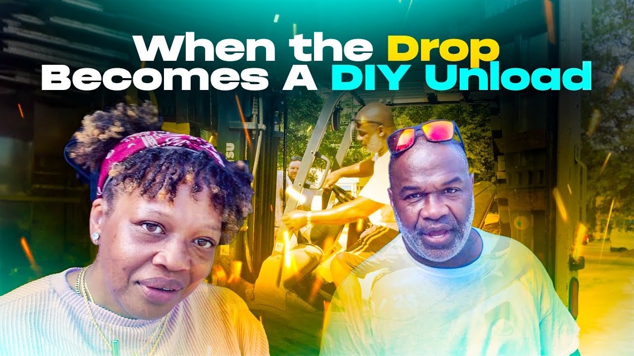 When The Drop Becomes a DIY Unload 🚛💨the Boxtruck Couple