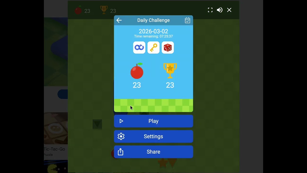 playing the google snake daily challenge