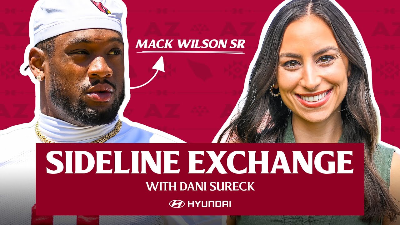 Mack Wilson Sr. On Being Named Captain & Rap Career | Sideline Exchange | AZ Cardinals