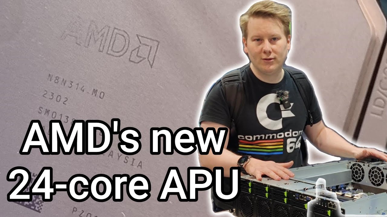 AMD MI300A: 24 Core Zen 4, 128GB HBM3, CDNA3