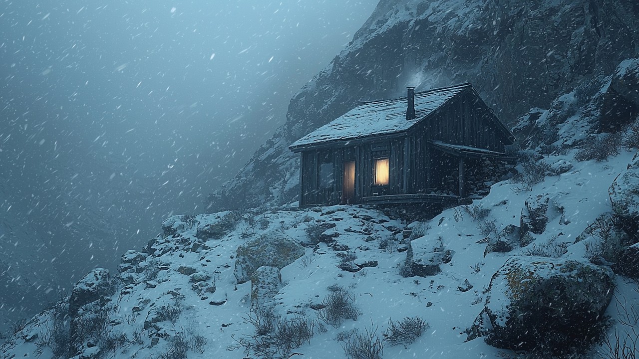 Howling Winter Blizzard Sounds | Intense Snowstorm for Sleep and Relaxation