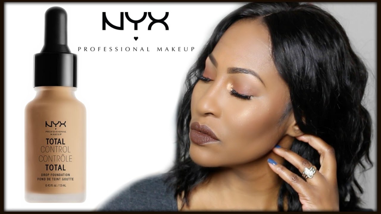 ОБЗОР НОВОЙ пудры NYX Total Control Drop Foundation и проба других продуктов