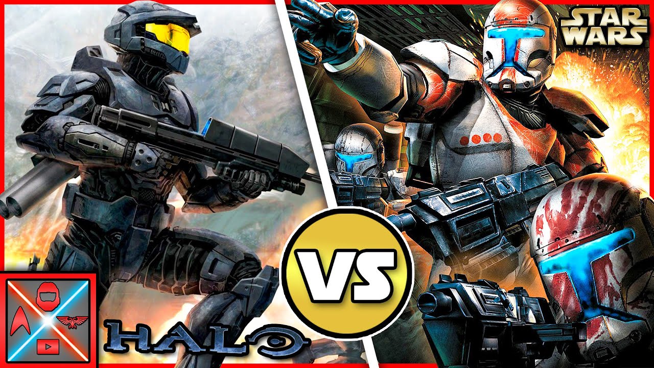 SPARTAN vs. REPUBLIC COMMANDO- HALO vs. STAR WARS - SCI-FI BASIS VERSUS