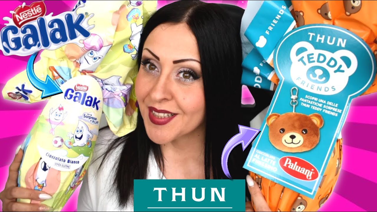 APRO l'uovo della GALAK e quello della THUN TEDDY and FRIENDS! Sorpresa BOMBA! 💣|| BARBARA DOMINICI💖