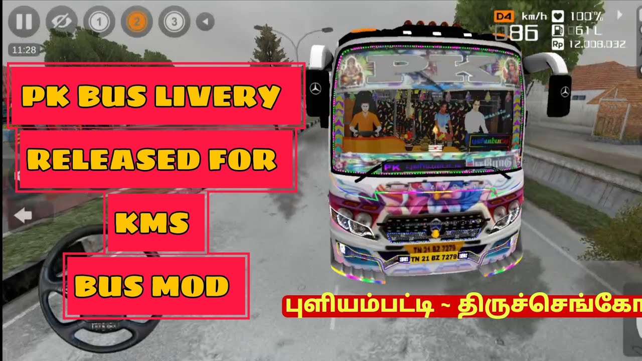 PK 💞 BUS 💝 LIVERY RELEASED FOR KMS BUS MOD 💞💞 #kms #bussid #bussidlivery 