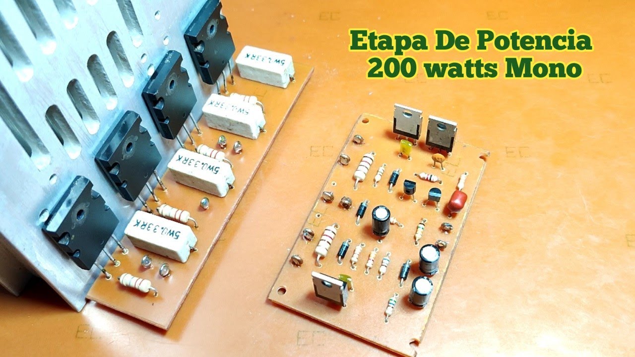 Cómo Hacer La Etapa De Potencia De 200w Para Amplificador