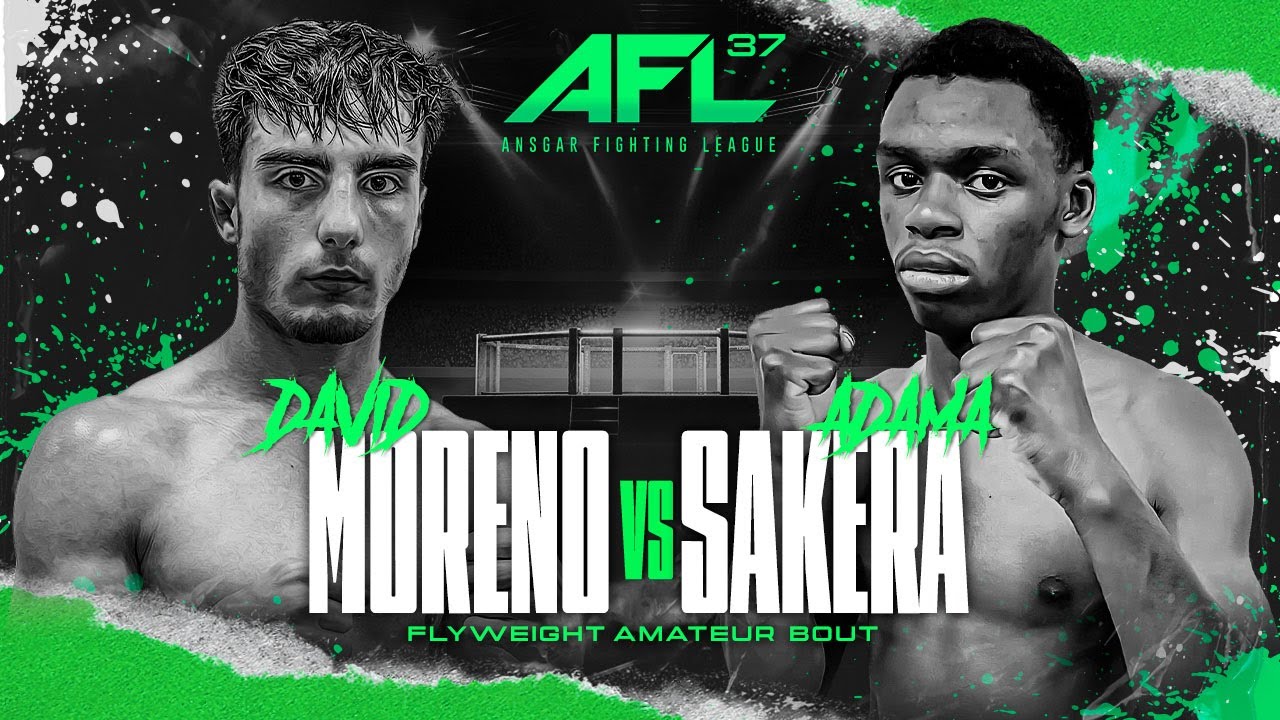 DAVID MORENO vs ADAMA SAKERA | FULL FIGHT | AFL 37 BARCELONA